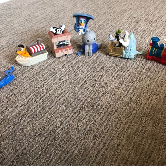 Disney Toys Nwot Disney Characters Anniversary Train Action Figures From Mcdonalds Poshmark